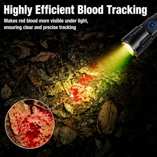 Blood Tracking Flashlight for Hunting, Deer and Elk Tracking Light