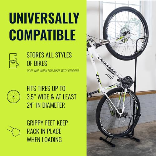 StoreYourBoard Freestanding Vertical Bike Stand for Garage Storage