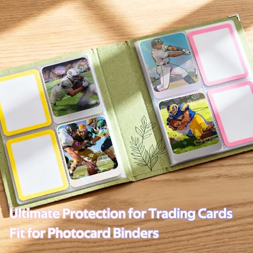 200pcs Holographic Card Sleeves 66x91mm for Trading Cards & Collectibles Front Holographic Back Clear - Variation of THIS listing