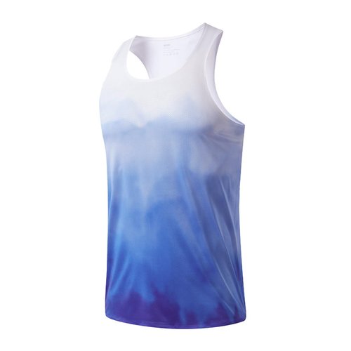 Yuecarcar Men's Quick Dry Sport Tank Top for Bodybuilding Gym Athletic Jogging Running,Fitness Training Workout Sleeveless Shirts (XX-Large, Blue)