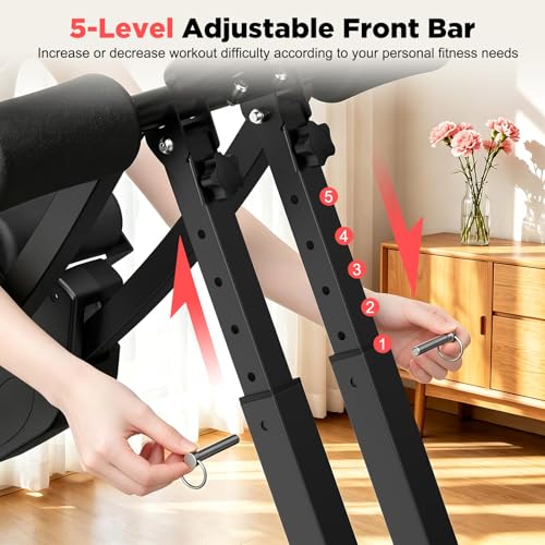 Dual Track Ab Machine with Adjustable Intensity & LCD Monitor - Black