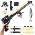 Fishing Slingshot with Metal Reel and Fish Darts - Adult Hunting Catapult