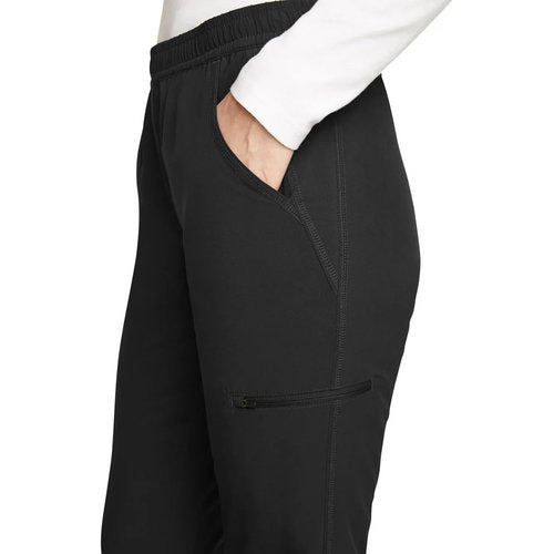Eddie Bauer Women's Fleece Lined Pants, StormRepel® & UPF 50+, Functional Pockets (Black, 10)