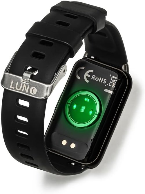 LUNO Active X1 Fitness Tracker - AMOLED Smart Watch with Blood Oxygen & Sleep Monitor | IP68 Waterproof
