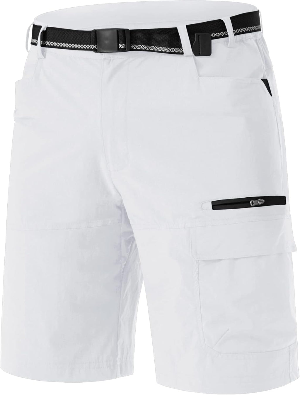 TACVASEN Men's Summer Outdoor Shorts Quick Dry Water Resistant Cargo Casual Golf Work Hiking Shorts (NO Belt)