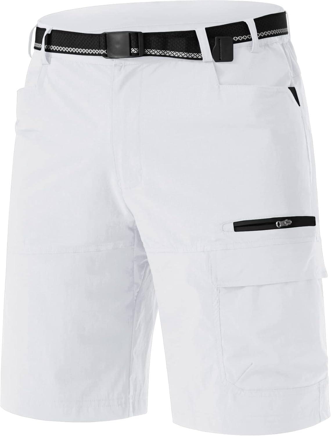 TACVASEN Men's Quick-Dry Cargo Shorts - Water-Resistant Casual Hiking & Golf Wear