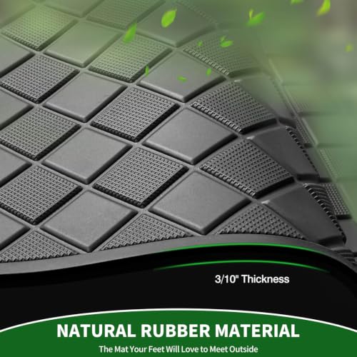 Black Trim Yamaha Drive 2 Golf Cart Floor Mat 2017-Up - Precise Fit, Anti-Slip