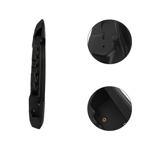 Black Golf Cart Rear Bumper Replacement for Yamaha Golf Cart Models G29 Drive & Drive2 JW1-K7540-00