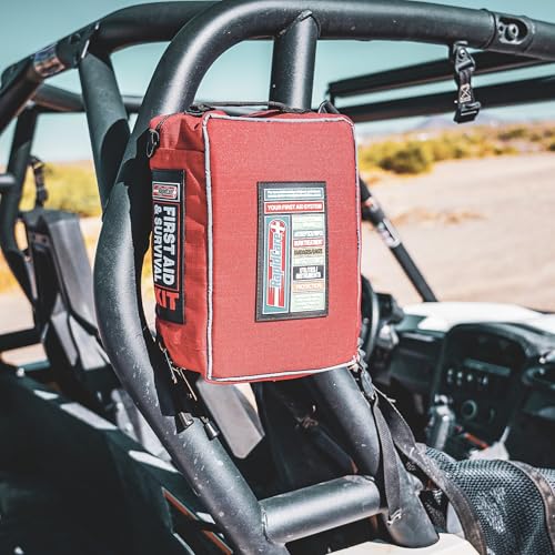 First Aid Kit with 300+ Supplies + 95-Piece Travel Emergency Kit - Home, Work, Outdoors