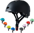 Skiennix Bike Skateboard Helmet - Adjustable Multi-Sport Protection | 3 Sizes for Adults, Youth & Kids