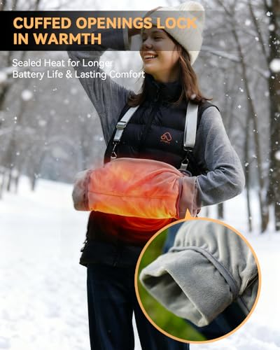 Rechargeable Far-Infrared Hand Warmer Pouch with 9000mAh Battery Pack
