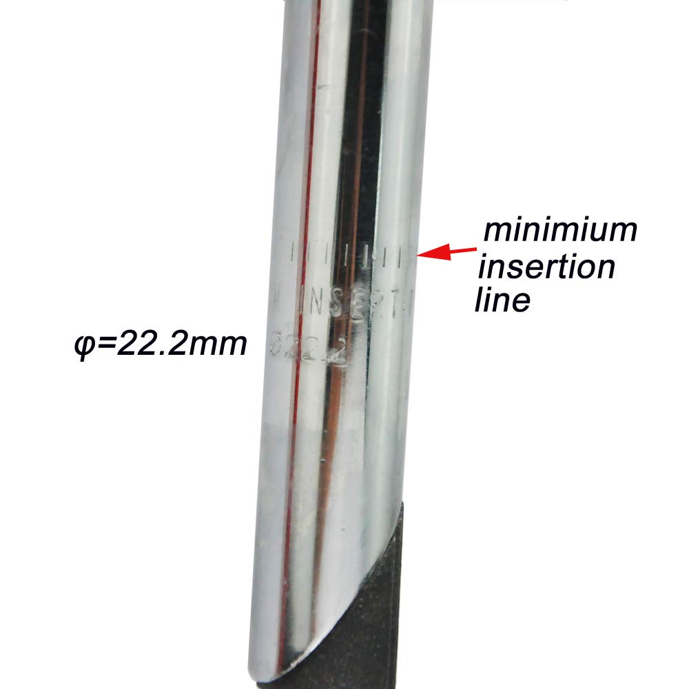 UPANBIKE 25.4mm Bike Handlebar Stem 22.2mm Bicycle Stem Gooseneck Shape 40mm 80mm Stem Length 150mm 180mm 220mm For Mountain Bike, Road Bike(80mm*180mm*30°,black)