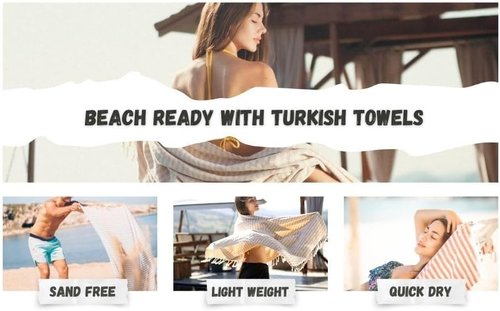 Bazaar Anatolia Turkish Beach Towel - Oversized 100% Cotton, Quick Dry & Sand Free - 71x39 Inches, Arpa Purple