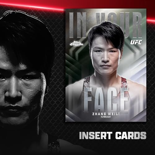 2026 Topps Chrome UFC Trading Card Mega Box Factory Sealed
