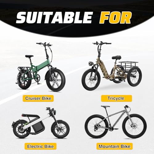20x4 Fat Tire for E-Bike Mountain Bike Snow Tricycle - Heavy Duty All-Terrain