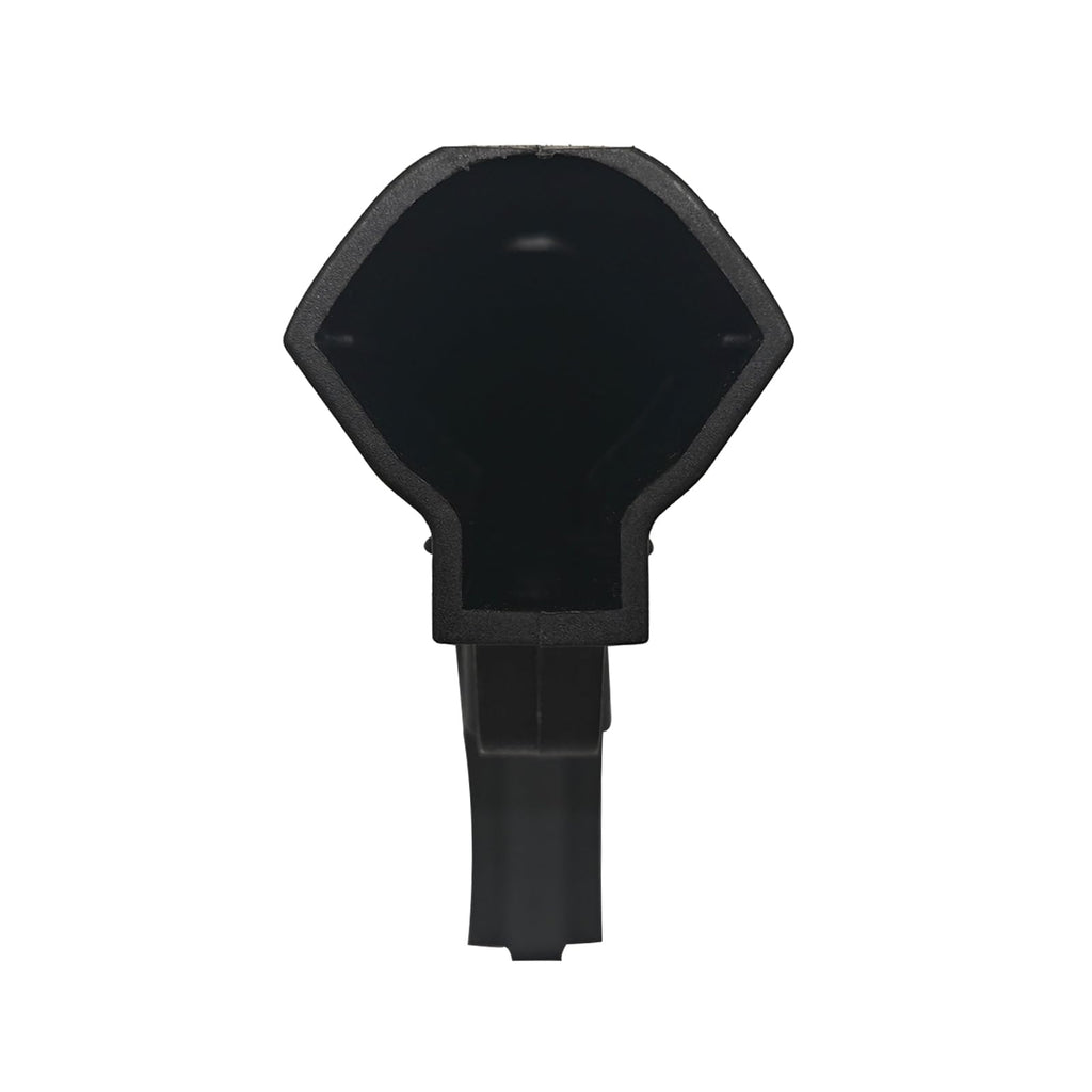 Fixed Stock, Black Plastic, Immovable Lock Design