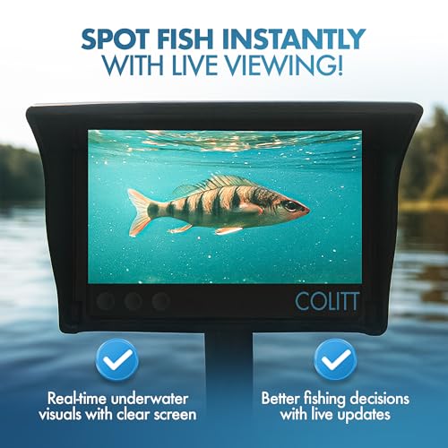 Underwater Fishing Camera - Portable Fish Finder for Ice & Open Water