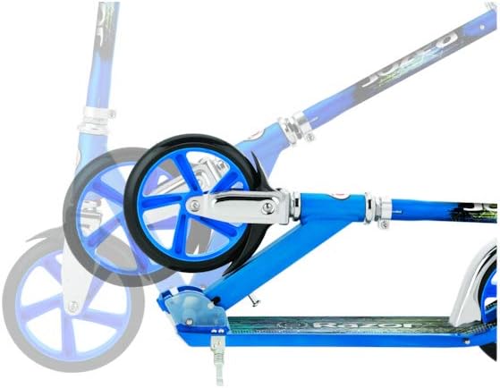 Razor A5 Lux Kick Scooter - Foldable Design, Large 8" Wheels, Adjustable Handlebars, Lightweight for Up to 220 lbs