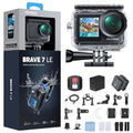 4K Action Camera with Touch Screen, EIS, Waterproof & Remote - 20MP