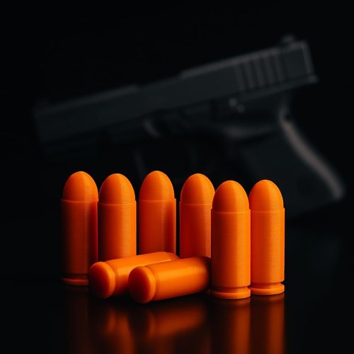 .40 S&W Snap Caps | Inert Dummy Rounds for Dry Fire Training - Durable & Reusable - High Visibility - 5/10/20 Pack