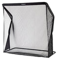 7 ft Golf Practice Net Elite - Steel Frame Hitting Net for Golfers - Black