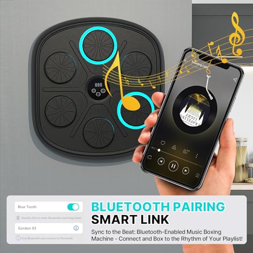 Wall-Mounted Boxing Machine for Kids & Adults - Rhythm Punching Workout