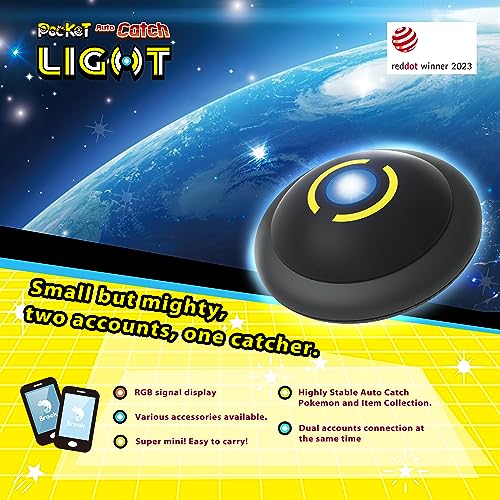 Brook Black Pocket Auto Catch Light Dual Account Bluetooth Device for GO