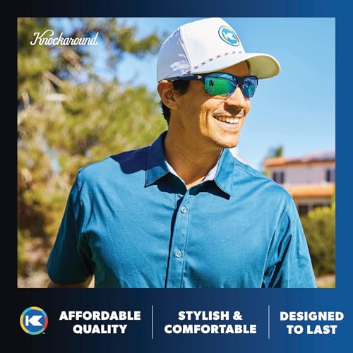Knockaround Odyssey Light Moonshine Sports Sunglasses UV400 for Golf Running Cycling