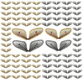 120pcs Fly Fishing Tying Materials Insect Wing Set for Trout DIY