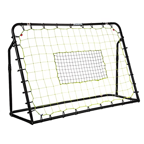 Franklin Sports 6' x 4' Soccer Rebounder - Adjustable Angles, All-Weather Net, Black