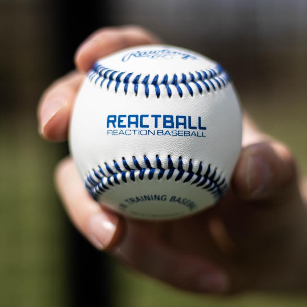 Rawlings Pro Style REACT Training Baseball - Enhance Skills with Premium Performance Design