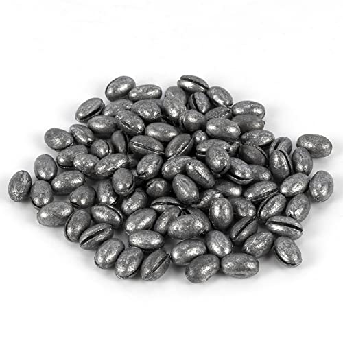 Dr.Fish 100pk Small Oval Split Shot Sinker Clips 1/20oz Fishing Weights