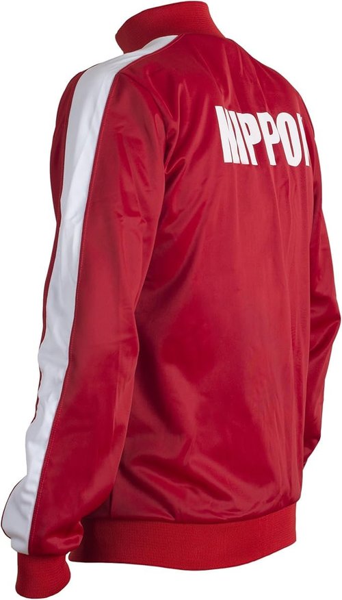 Japan Nippon Retro Rising Sun Vintage Men's Sports Jacket Tracksuit Zip-up Japanese XL Red