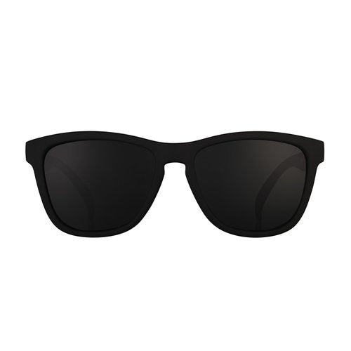 goodr A Unicorn's Calamity Polarized Sunglasses, Medium Sized (OG), Black Solid Frames with Black Non-Reflective Glare Reducing Lenses, UV400 Protection, No Slip, No Bounce