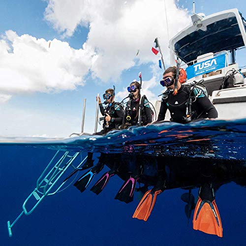 TUSA Hyperdry Elite II Dry Snorkel - Black/Black Low Profile Water-Stop Design