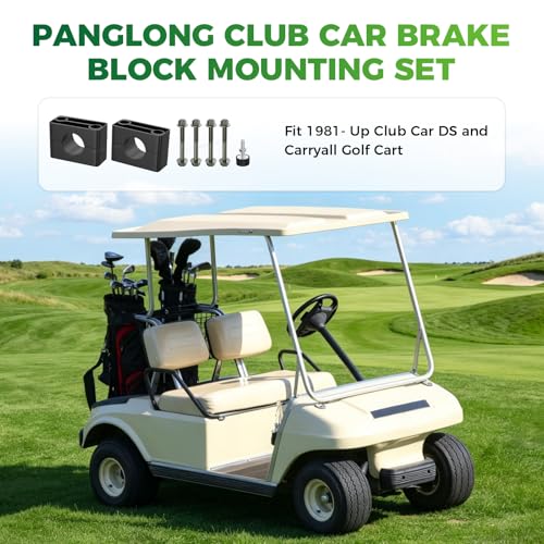 Golf Cart Brake Mounting Set with Screws and Nuts for Club Car DS 1981+