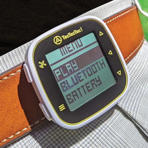 Golf GPS Handheld Device with Worldwide Course Database - Lightweight & Easy to Use