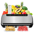 NutriChef Stainless Steel Food Vacuum Sealer Machine 14x6 Inches with Accessories - Automatic Air Sealing