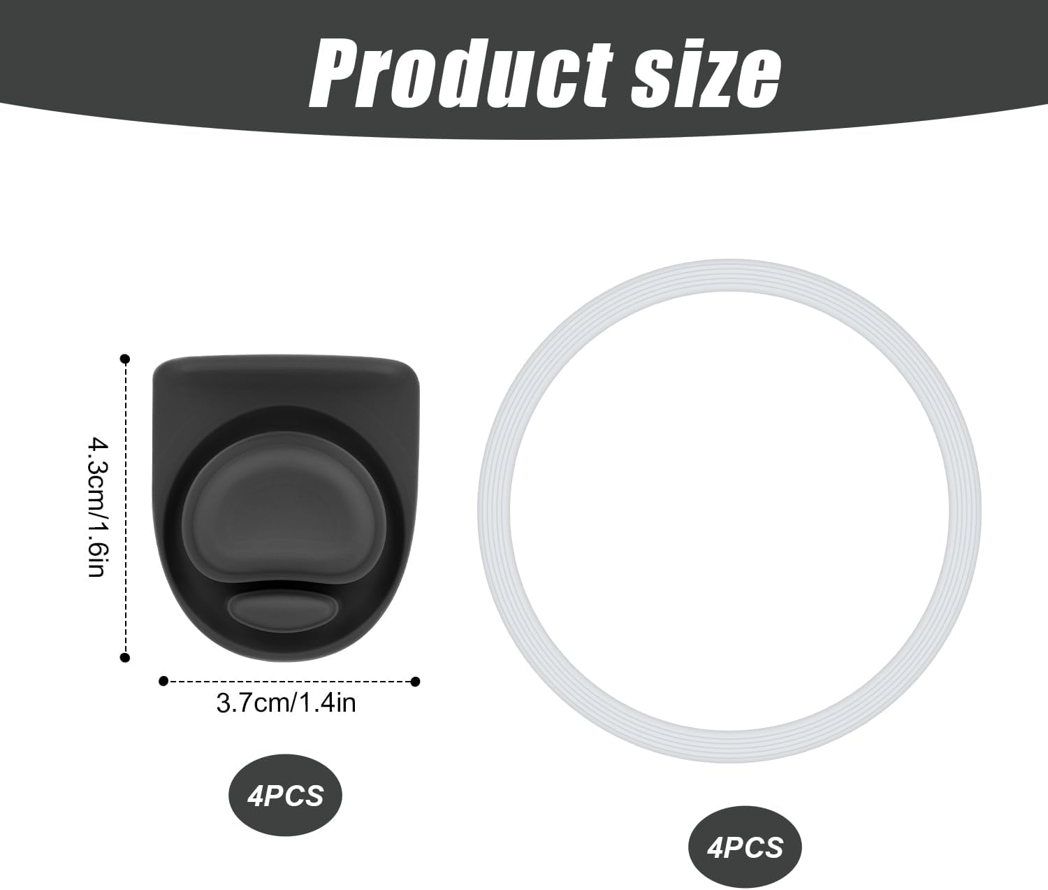 Owala | Water Bottle Seal Circles & Replacement Stoppers - BPA-Free Silicone Gaskets for 19oz-40oz Bottles