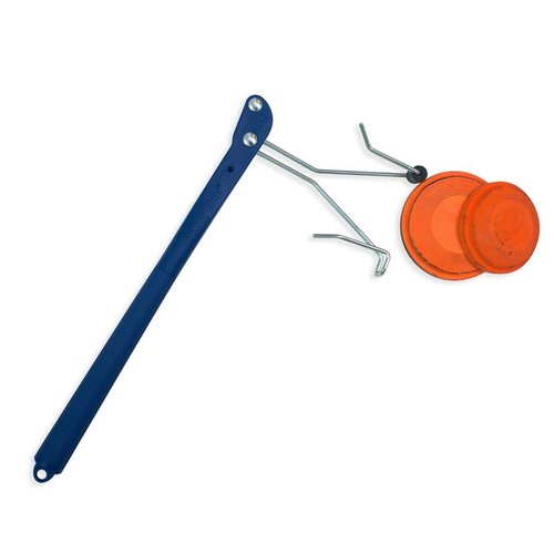 Birchwood Casey Wingone Ultimate Rugged Easy-to-Control Handheld Clay Target Thrower, Double Clay