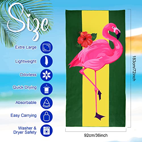 Oversized Beach Towel Set 36x72 Ocean Animal Design - 10 Pack Stylish Microfiber