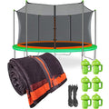 Jump Tastic 14Ft Trampoline Net Replacement with 6 Caps - Fits 14Ft Frame