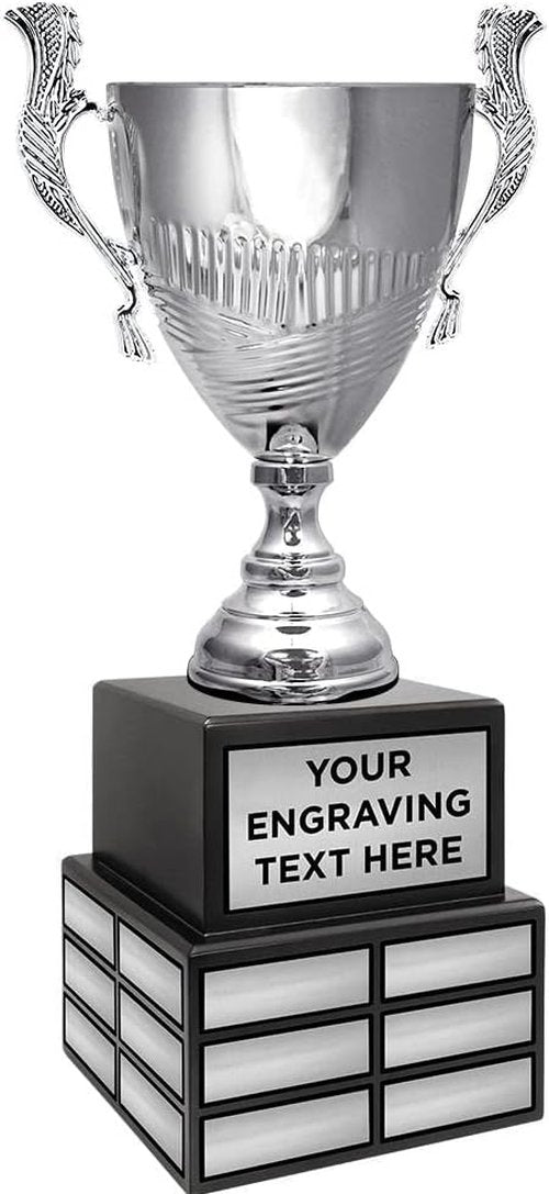 Crown Awards 20" Silverado Perpetual Cup Trophy - Custom Engraved Award for Recognition