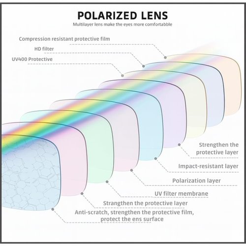 UP EYEWEAR 3-Pack Polarized Sunglasses for Women & Men – UV400 Protection, Lightweight Outdoor Shades for Driving, Fishing & Sports (Blue/Green/Orange)