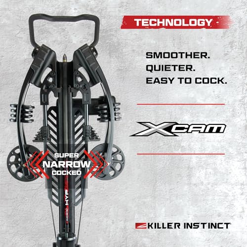 Killer Instinct LOGIX 435 Crossbow Kit 435 FPS 210 LB Draw, Scope & De-Cocking