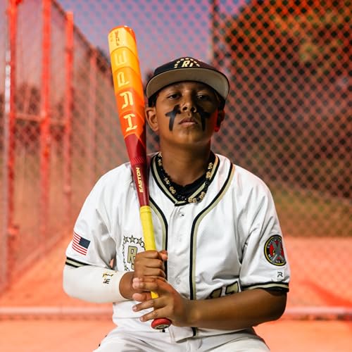 Orange Easton 2025 Hype FIRE USSSA Baseball Bat -8 Drop 31 Inches