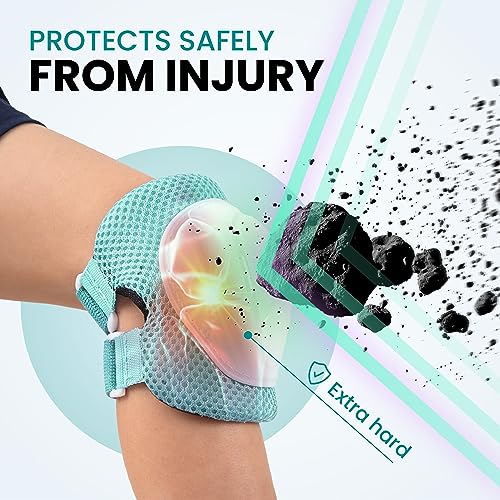 Kids Knee Pads for Skating 3-12 Years S/M Mint 6 Pack Protective Gear