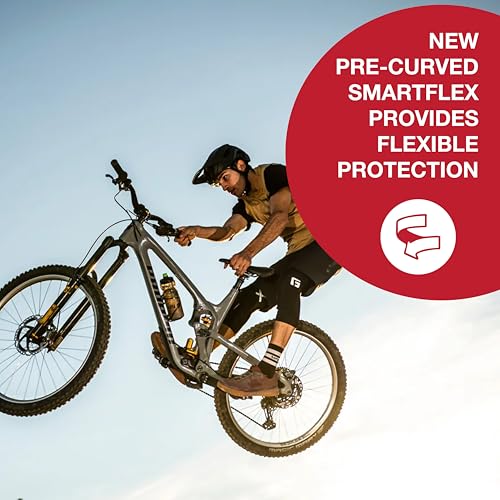 G-Form X4 Adult Large Knee Guards Black - Impact-Absorbing, Breathable MTB Protection