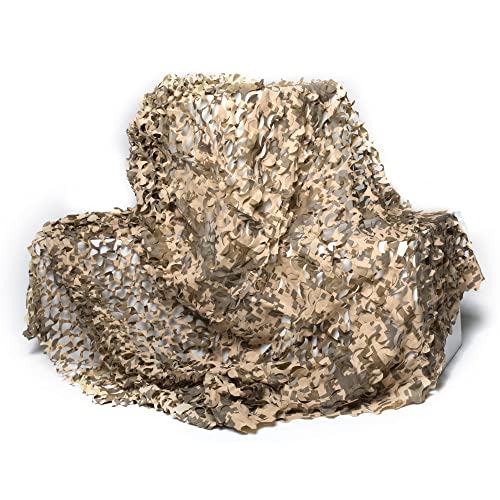 Small Camouflage Netting 9'10" x 9'10" Prairie Grass 3D Waterproof & UV Resistant