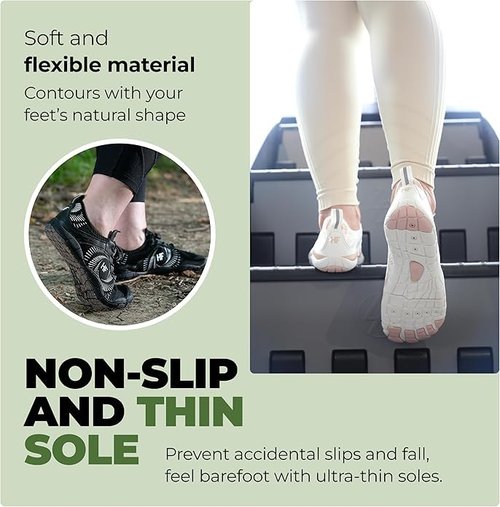 Hike Footwear HF Active Wide Toe Box Barefoot Shoes for Women - Lightweight, Breathable, Flexible Minimalist Shoes for Walking, Hiking, Non-Slip hike barefoot shoes women perfect for Casual Wear
